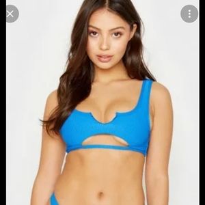 Frankie’s Bikinis Frankies Bikinis Cole Top Cobalt Blue